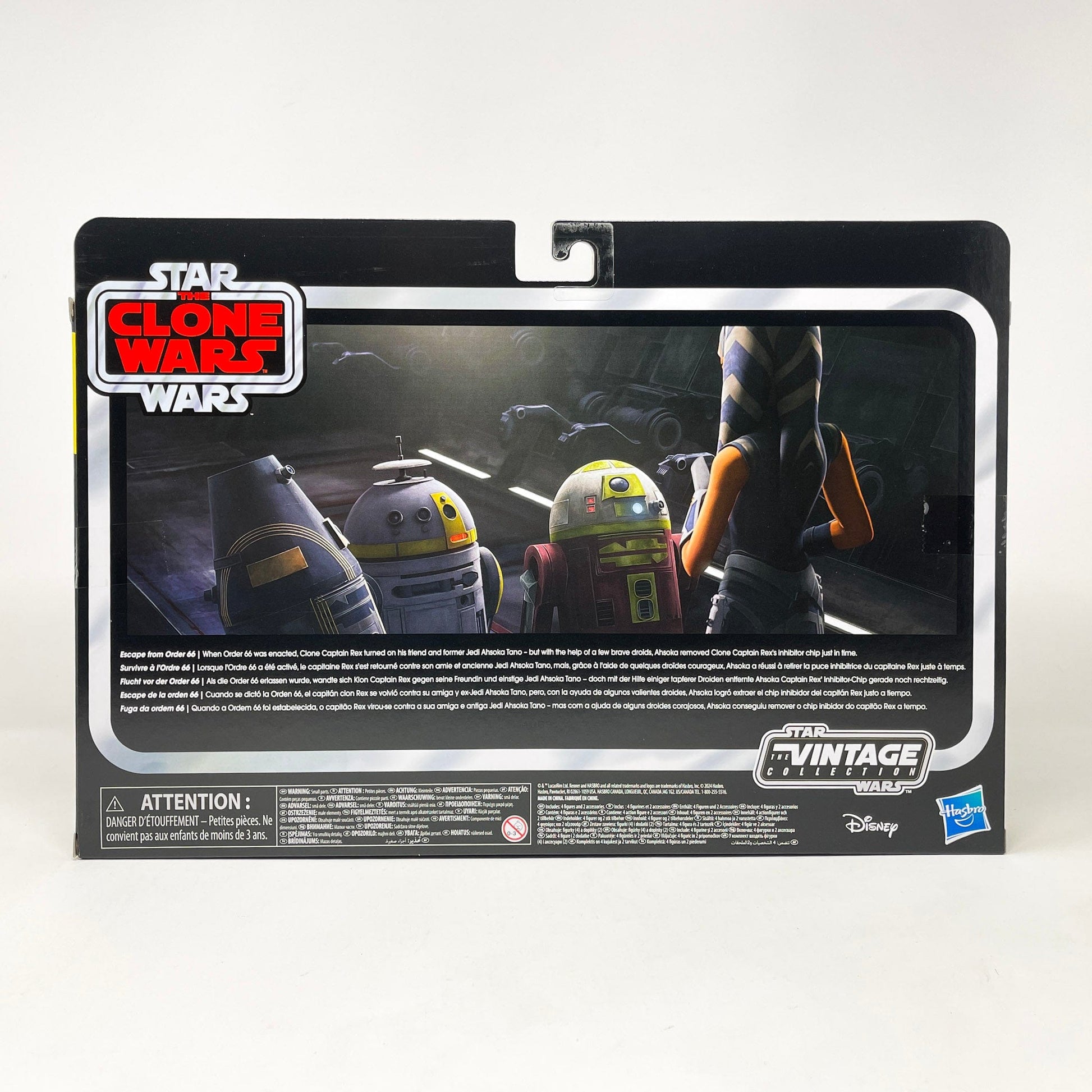 Vintage Hasbro Star Wars Vintage Collection Carded VC322 - VC324 and VC202 (2024) Escape from Order 66 CLONE WARS 4-pack - The Vintage Collection Hasbro Star Wars