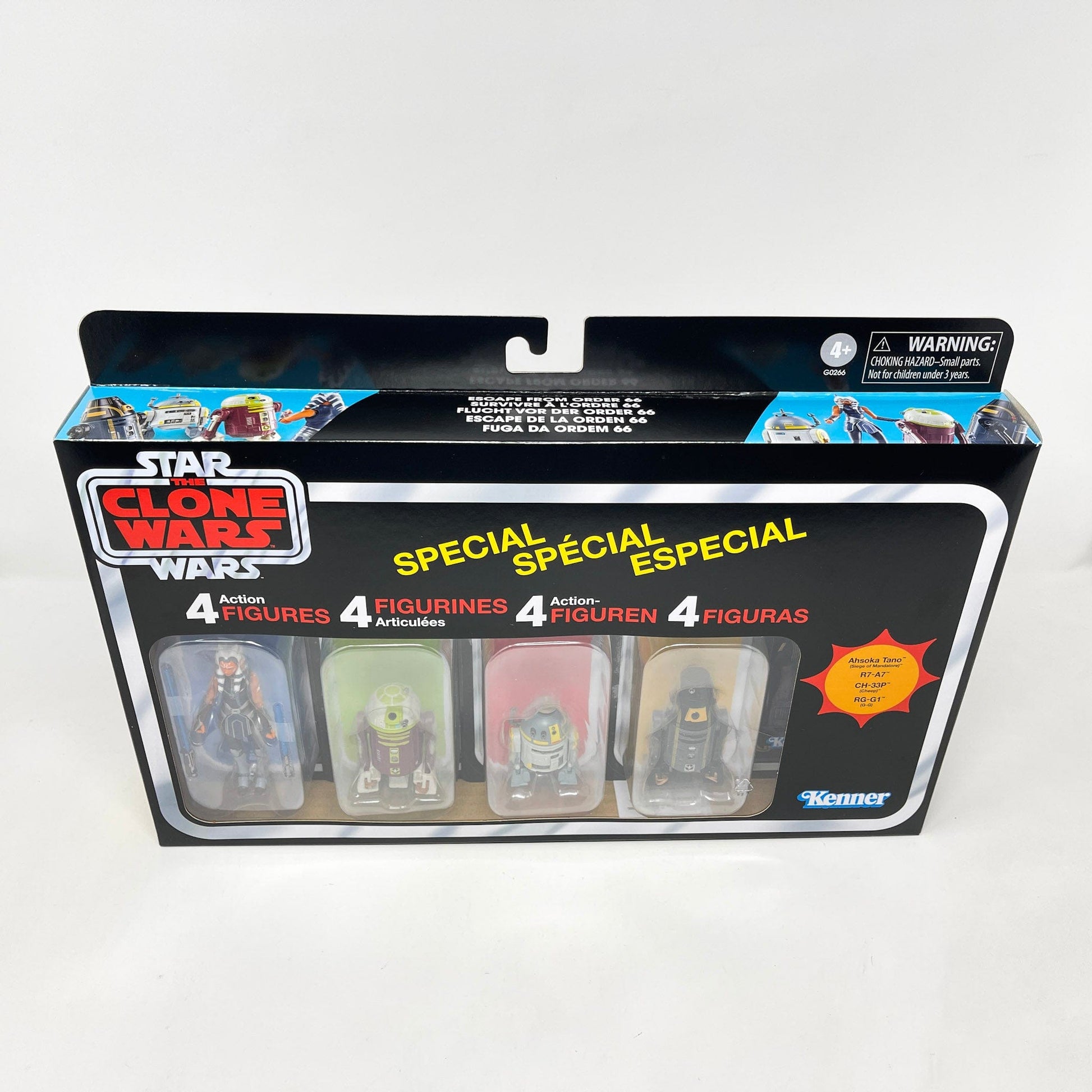 Vintage Hasbro Star Wars Vintage Collection Carded VC322 - VC324 and VC202 (2024) Escape from Order 66 CLONE WARS 4-pack - The Vintage Collection Hasbro Star Wars