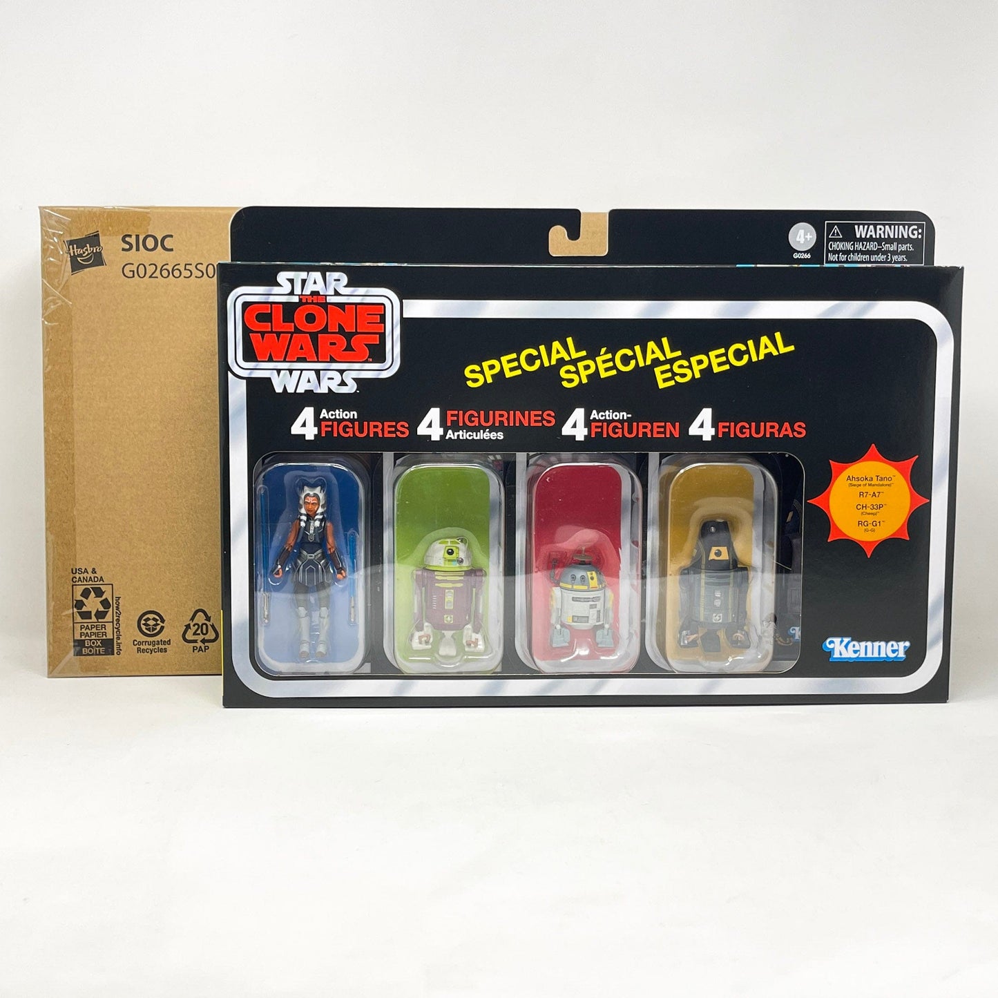 Vintage Hasbro Star Wars Vintage Collection Carded VC322 - VC324 and VC202 (2024) Escape from Order 66 CLONE WARS 4-pack - The Vintage Collection Hasbro Star Wars
