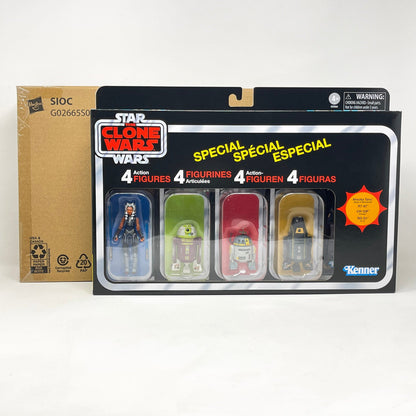 Vintage Hasbro Star Wars Vintage Collection Carded VC322 - VC324 and VC202 (2024) Escape from Order 66 CLONE WARS 4-pack - The Vintage Collection Hasbro Star Wars