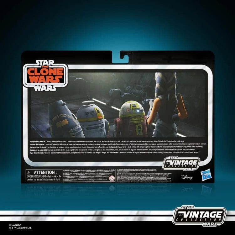 Vintage Hasbro Star Wars Vintage Collection Carded VC322 - VC324 and VC202 (2024) Escape from Order 66 CLONE WARS 4-pack - The Vintage Collection Hasbro Star Wars