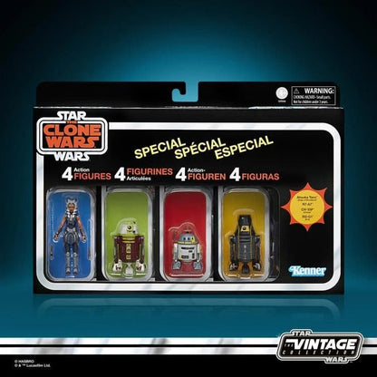 Vintage Hasbro Star Wars Vintage Collection Carded VC322 - VC324 and VC202 (2024) Escape from Order 66 CLONE WARS 4-pack - The Vintage Collection Hasbro Star Wars
