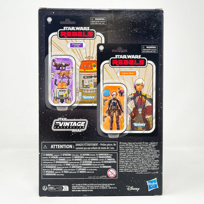 Vintage Hasbro Star Wars Vintage Collection Carded VC332 Sabine Wren & VC333 Chopper (C1-10P) 2 Pack (2024)- The Vintage Collection