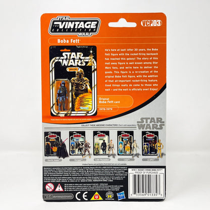 Vintage Hasbro Star Wars Vintage Collection Carded VCP03 Rocket-Firing Boba Fett  - The Vintage Collection
