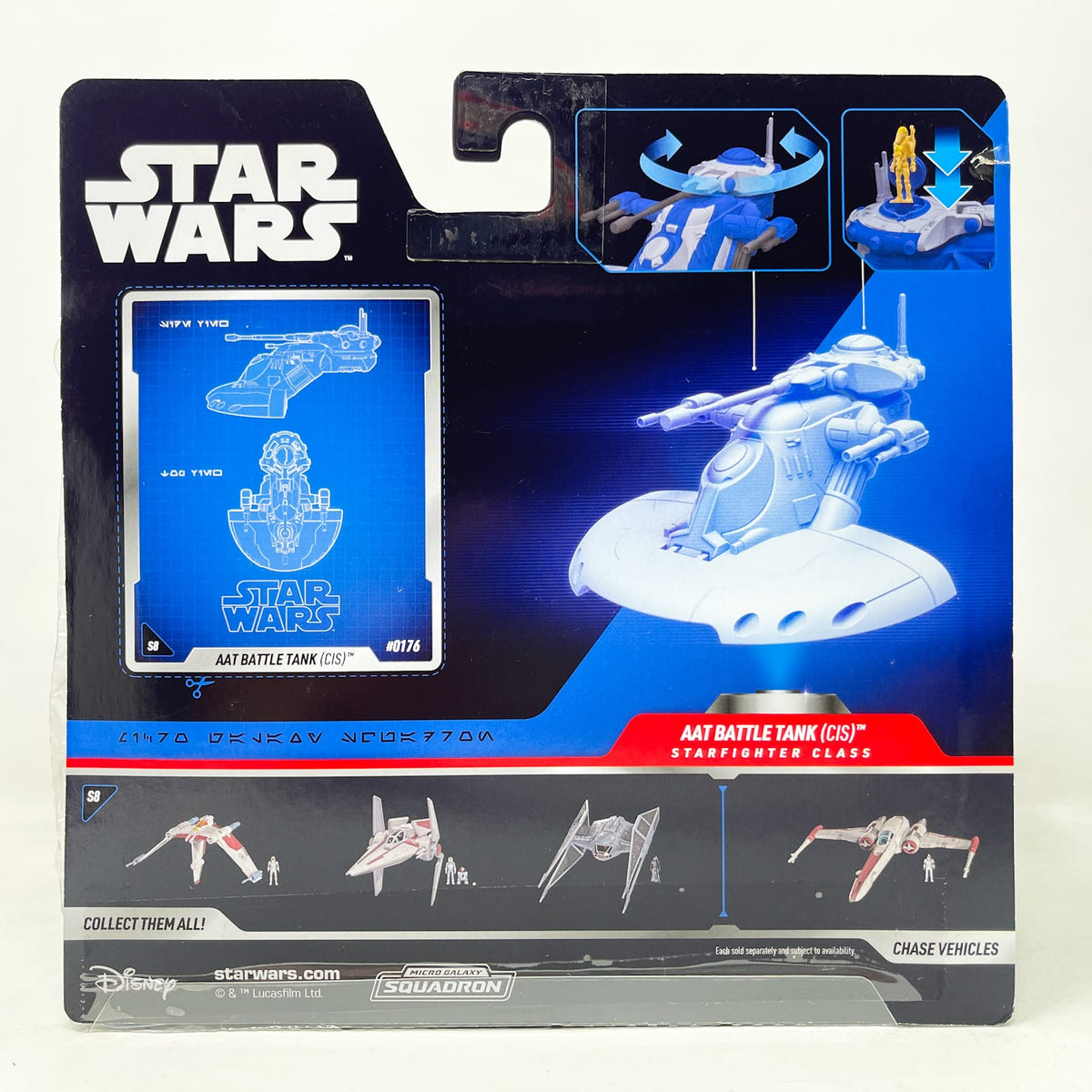 Vintage Jazwares Star Wars Micro AAT Battle Tank (CIS) #0176– Jazwares Star Wars Micro Galaxy Squadron
