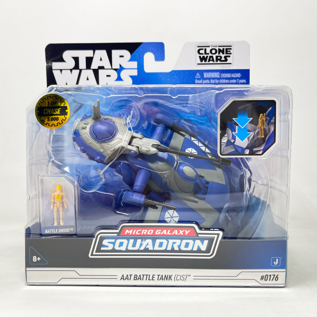 Vintage Jazwares Star Wars Micro AAT Battle Tank (CIS) #0176– Jazwares Star Wars Micro Galaxy Squadron