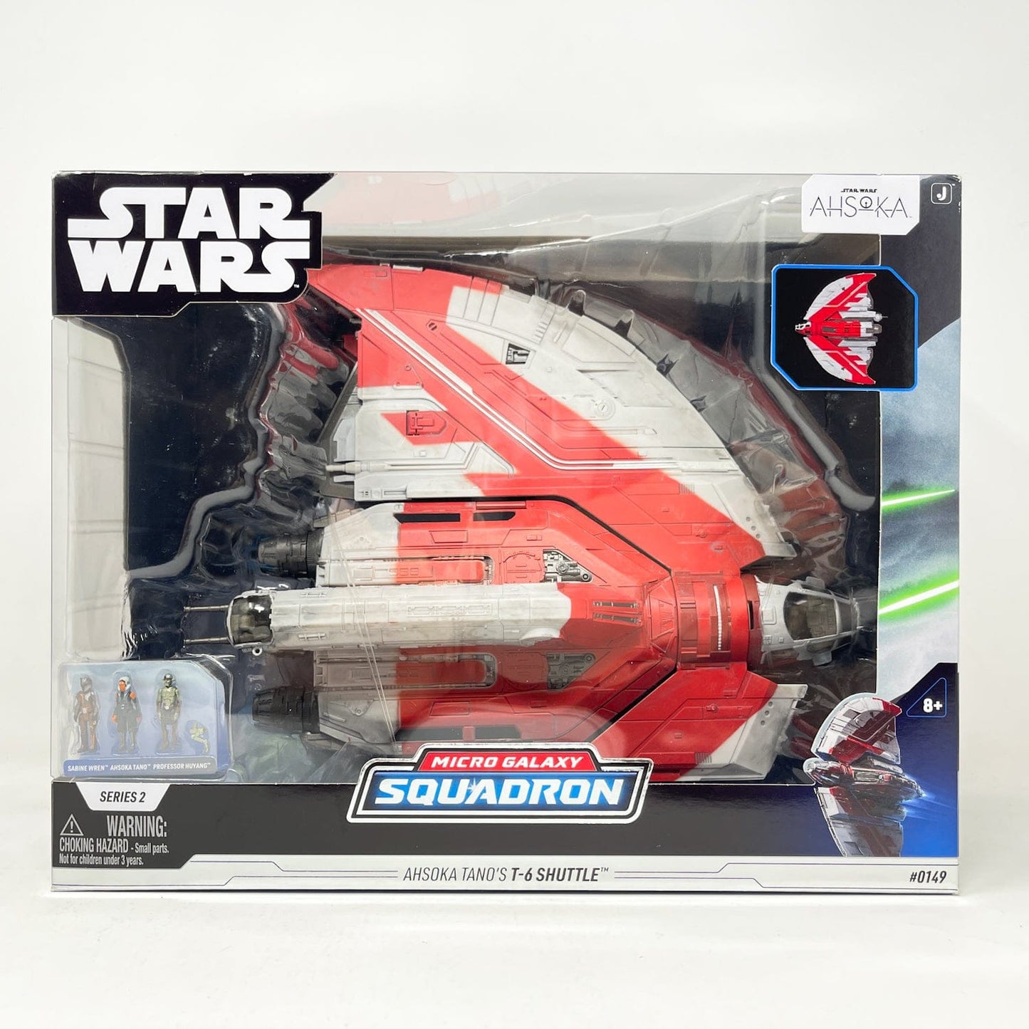 Vintage Jazwares Star Wars Modern Ships Ahsoka Tano's T-6 Shuttle #0149 - Micro Galaxy Squadron (2024)