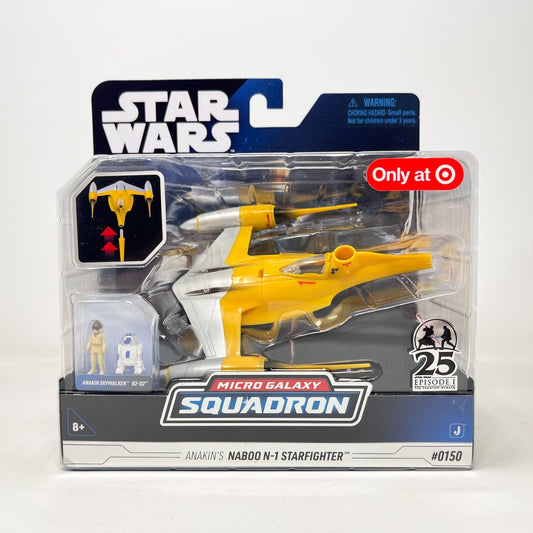 Vintage Jazwares Star Wars Modern Ships Anakin's Naboo N-1 Starfighter #0150 - Micro Galaxy Squadron (2024)
