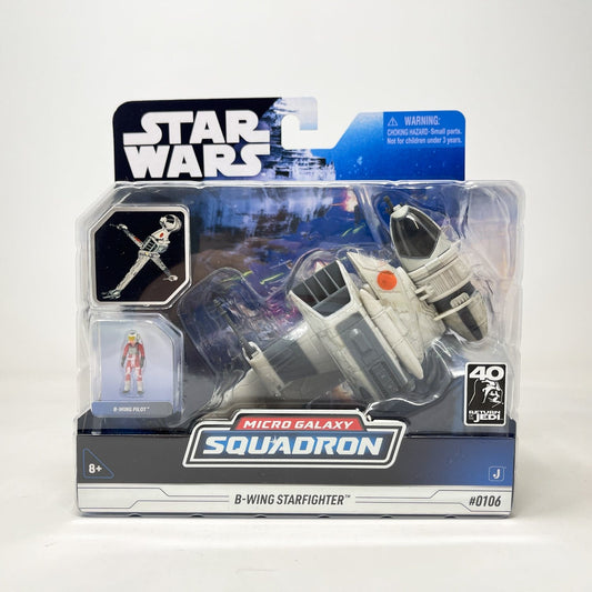Vintage Jazwares Star Wars Modern Ships B-wing Starfighter #0106 - Micro Galaxy Squadron (2024)