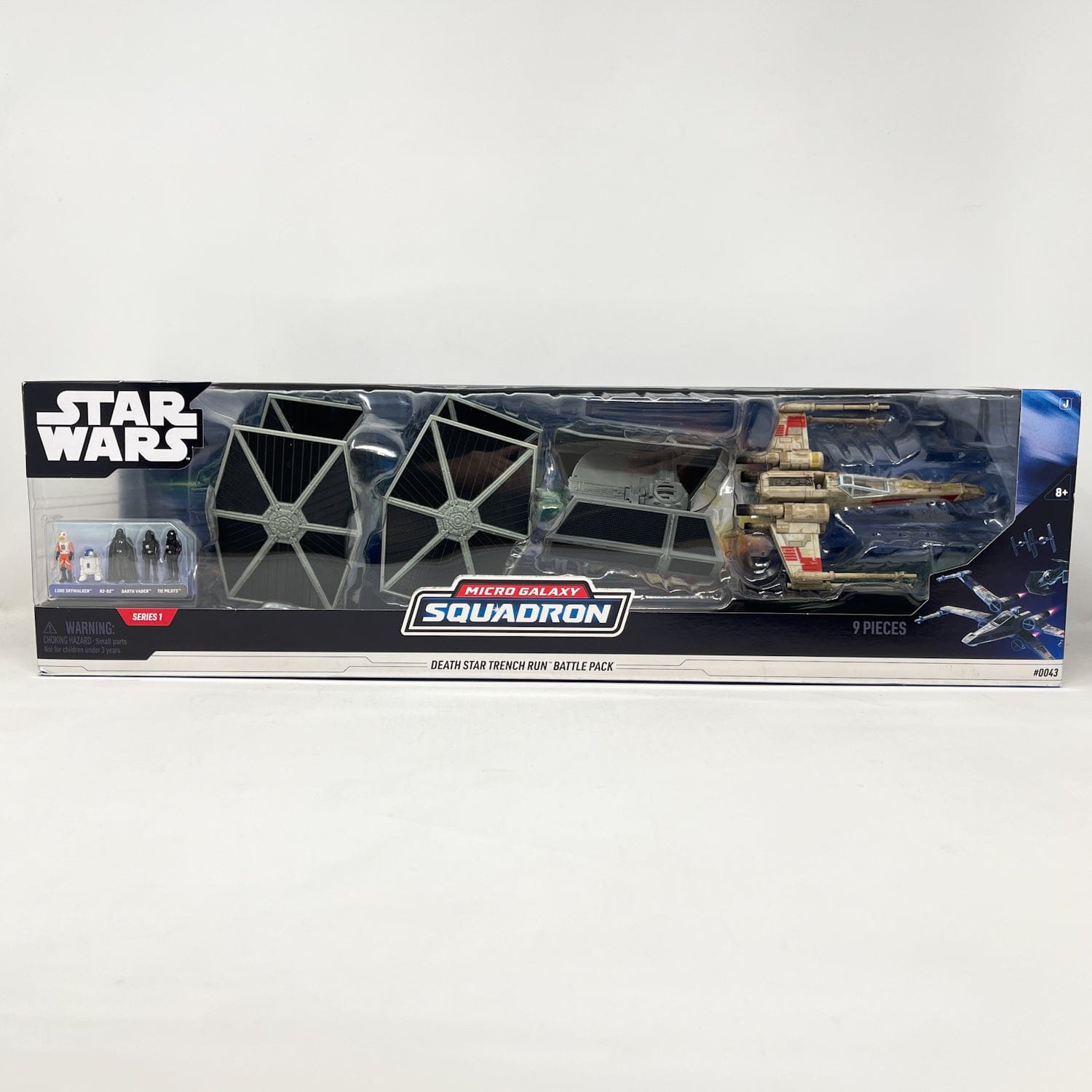 Vintage Jazwares Star Wars Modern Ships Death Star Trench Run Battle Pack #0043 - Micro Galaxy Squadron (2022)