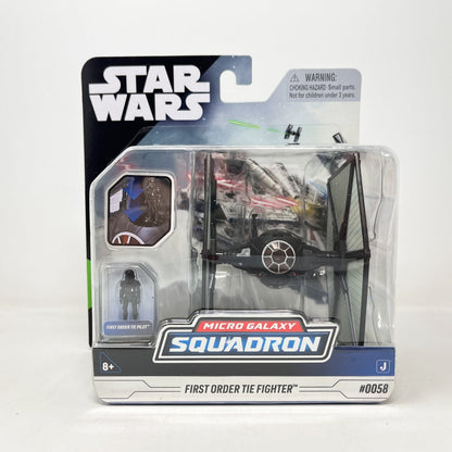 Vintage Jazwares Star Wars Modern Ships First Order Tie Fighter #0058 - Micro Galaxy Squadron (2023)
