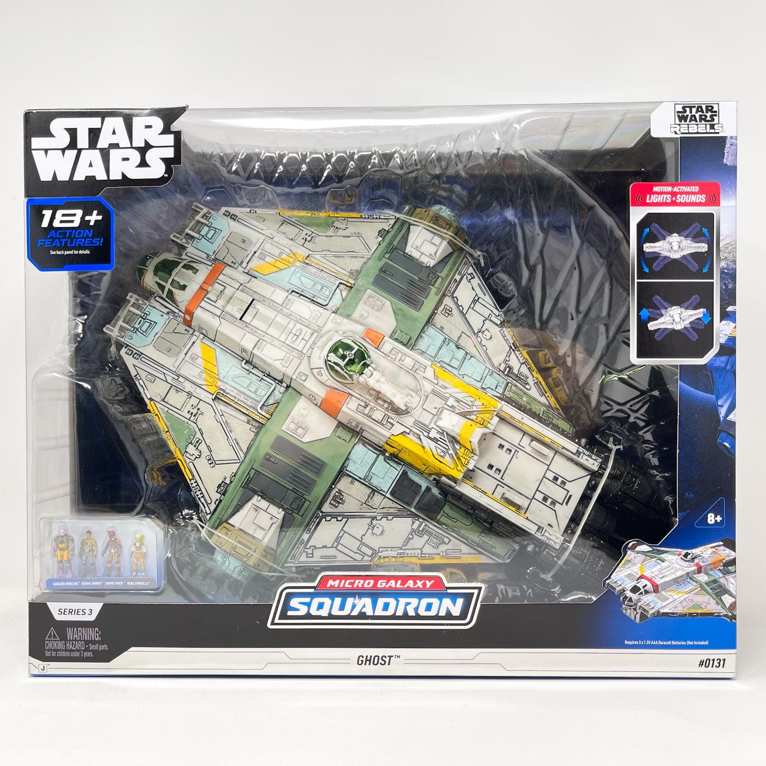 Vintage Jazwares Star Wars Modern Ships Ghost #0131 - Micro Galaxy Squadron (2024)