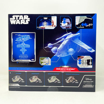 Vintage Jazwares Star Wars Modern Ships Grand Army of the Republic Battle Pack (LAAT) Separatist Nightmare #0069 - Micro Galaxy Squadron (2023)