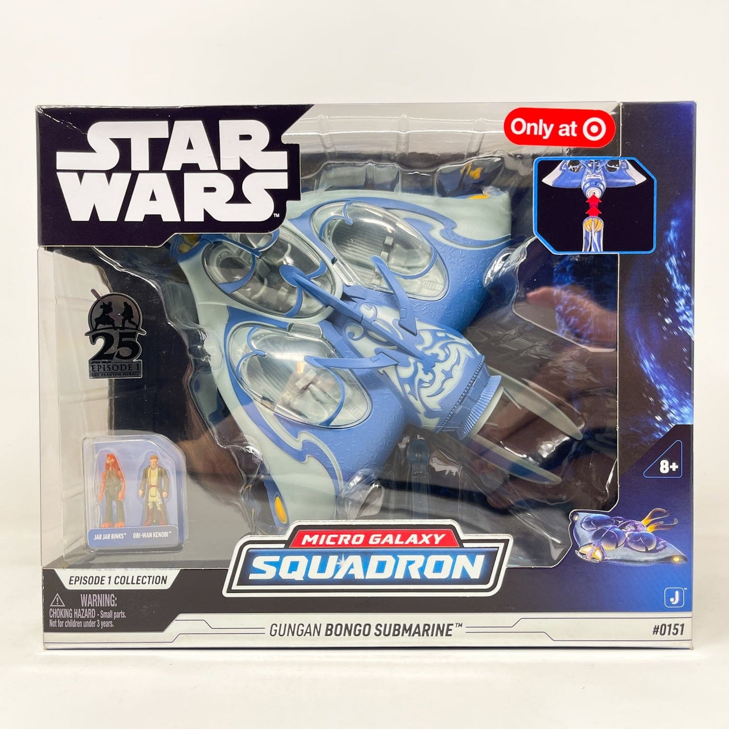 Vintage Jazwares Star Wars Modern Ships Gungan Bongo Submarine #0151 - Micro Galaxy Squadron (2024)