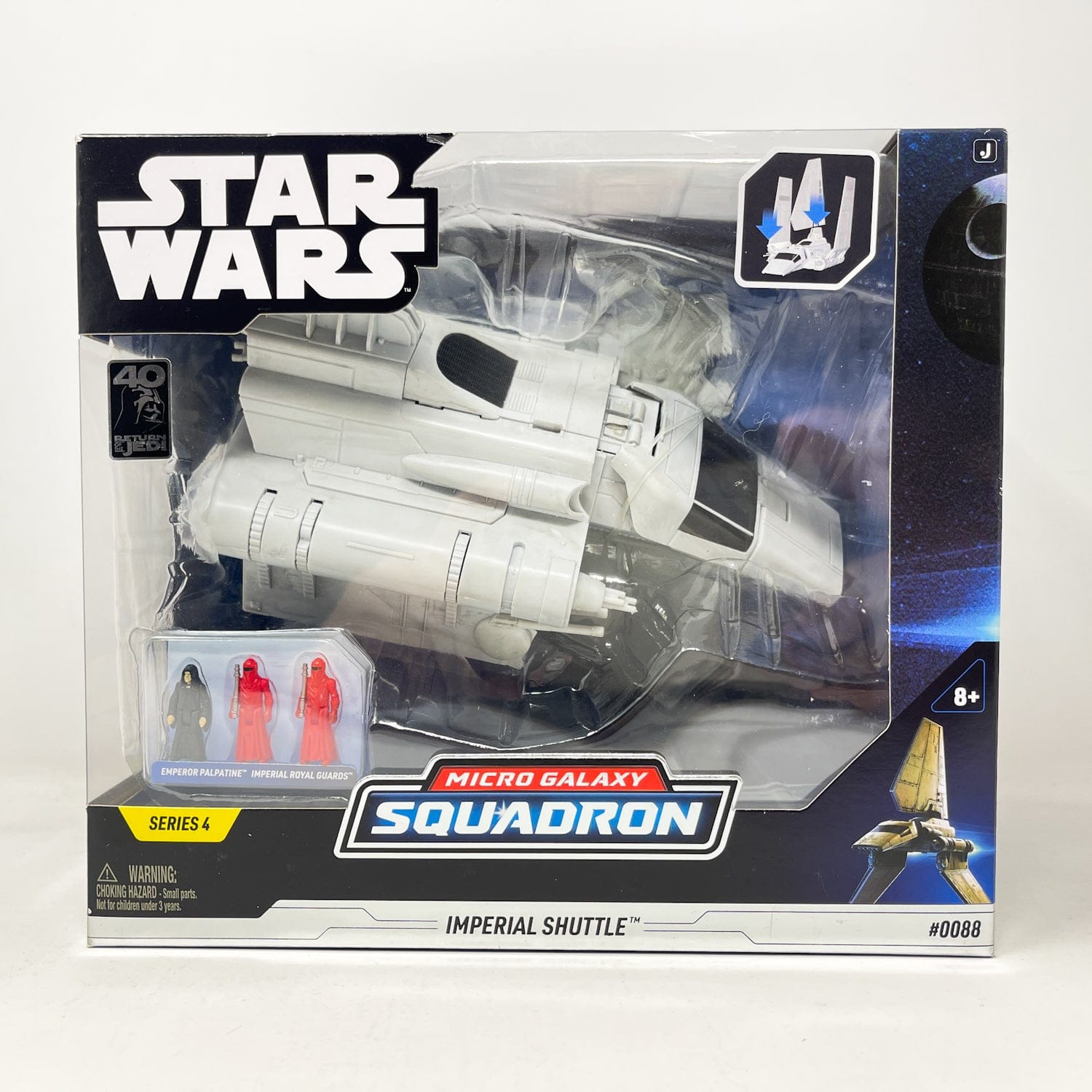 Vintage Jazwares Star Wars Modern Ships Imperial Shuttle #0088 - Micro Galaxy Squadron (2023)