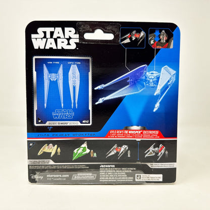 Vintage Jazwares Star Wars Modern Ships Kylo Wren's TIE Whisper (Destroyed) RARE - Micro Galaxy Squadron (2024)