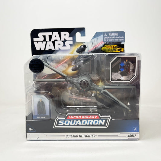 Vintage Jazwares Star Wars Modern Ships Outland Tie Fighter (Moff Gideon) #0017 - Micro Galaxy Squadron (2022)