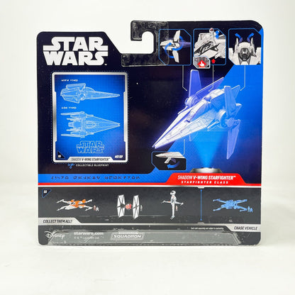 Vintage Jazwares Star Wars Modern Ships Shadow V-Wing Starfighter #0109 - Micro Galaxy Squadron (2024)