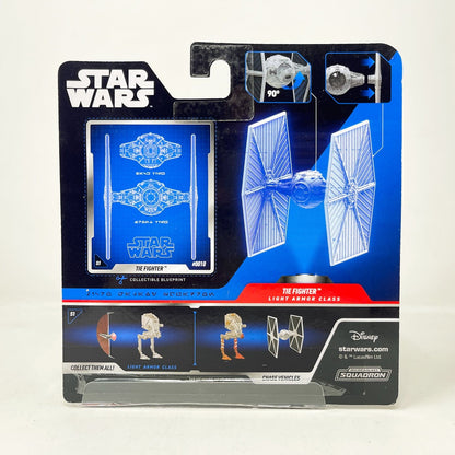 Vintage Jazwares Star Wars Modern Ships Tie Fighter (Black) #0010 - Micro Galaxy Squadron (2022)