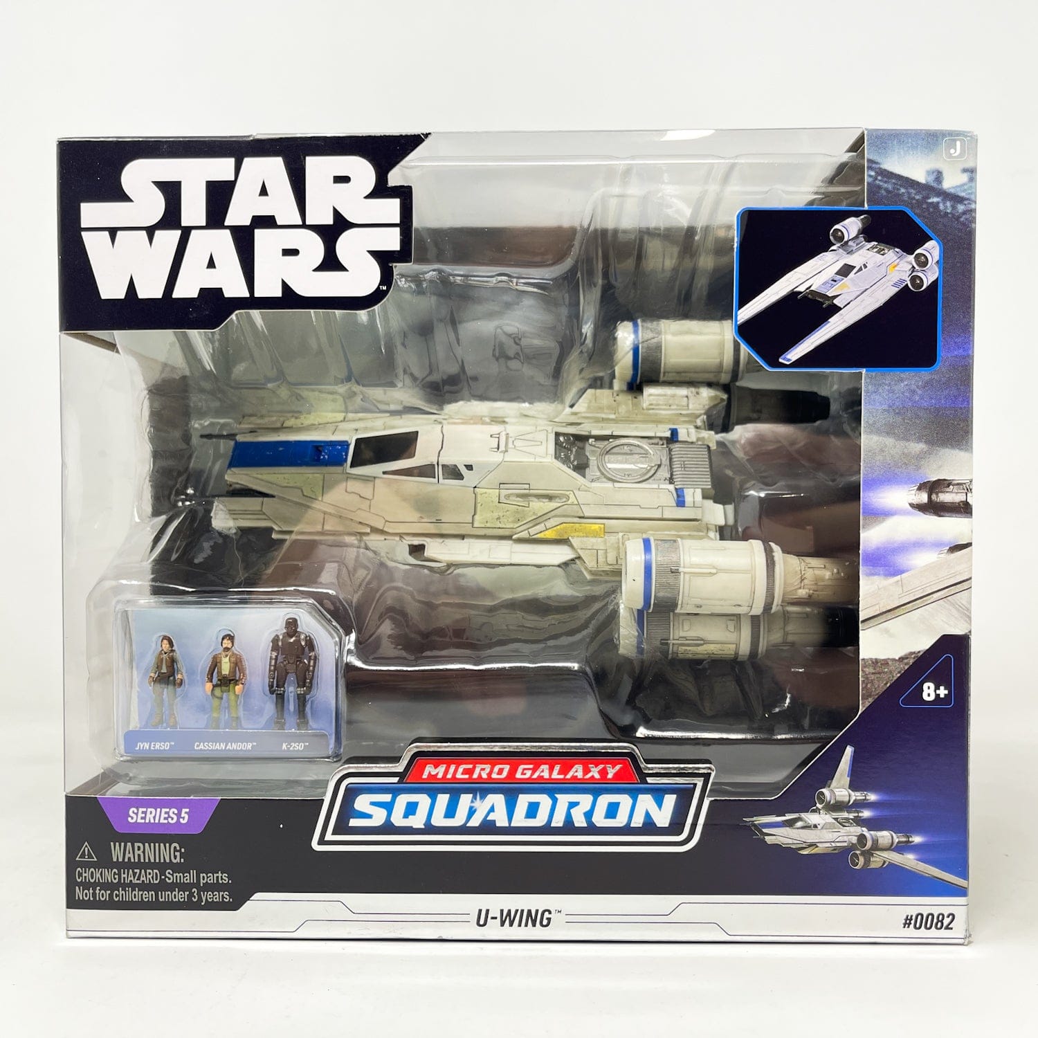Vintage Jazwares Star Wars Modern Ships U-Wing #0082 - Micro Galaxy Squadron (2024)