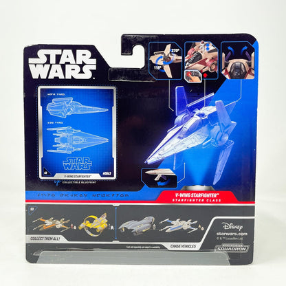 Vintage Jazwares Star Wars Modern Ships V-Wing Starfighter #0063 - Micro Galaxy Squadron (2023)