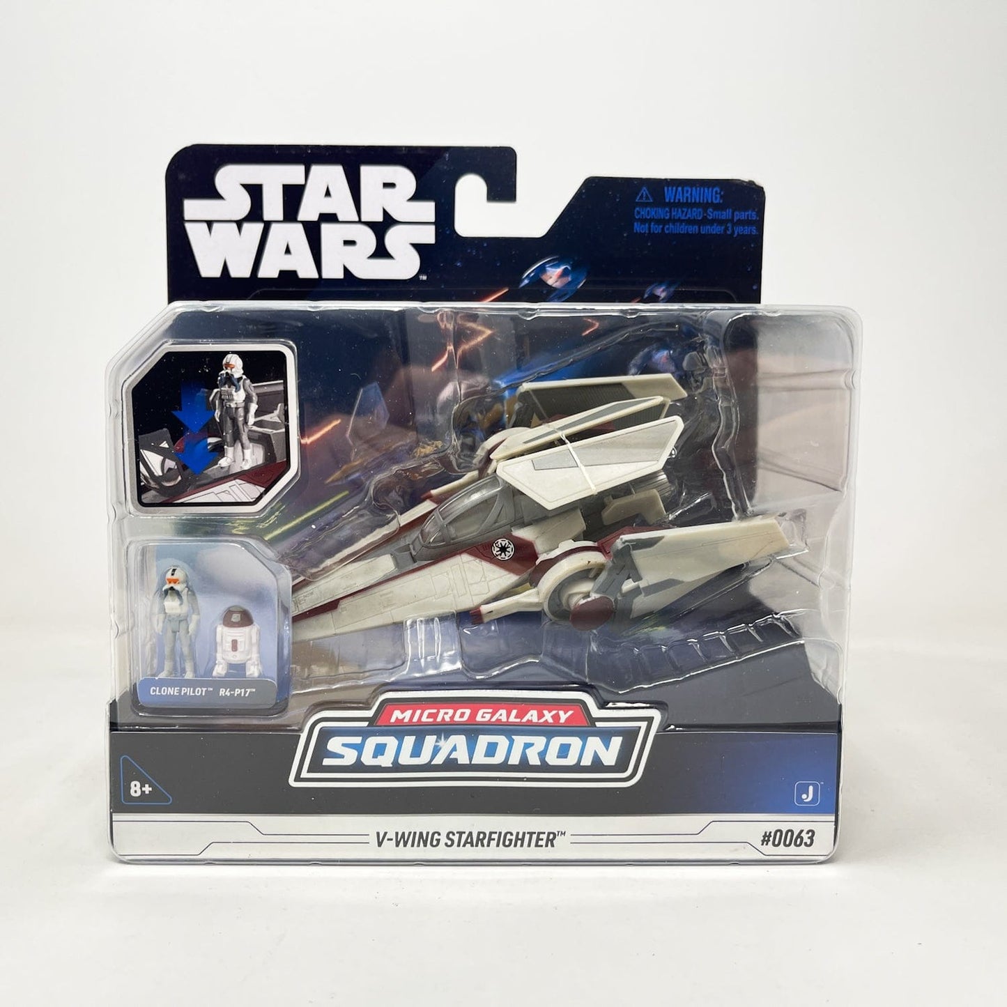 Vintage Jazwares Star Wars Modern Ships V-Wing Starfighter #0063 - Micro Galaxy Squadron (2023)