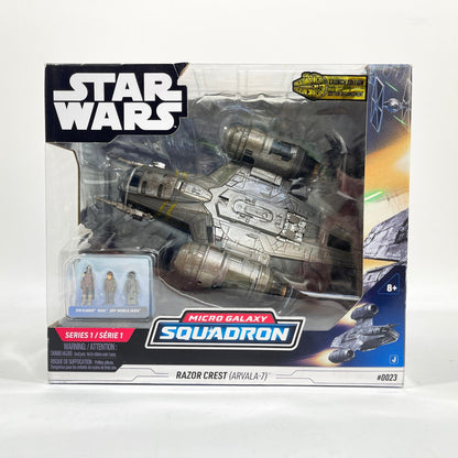 Vintage Jazzwares Star Wars Modern Ships Razor Crest (Arvala-7) Series 1 - Micro Galaxy Squadron Star Wars Ship
