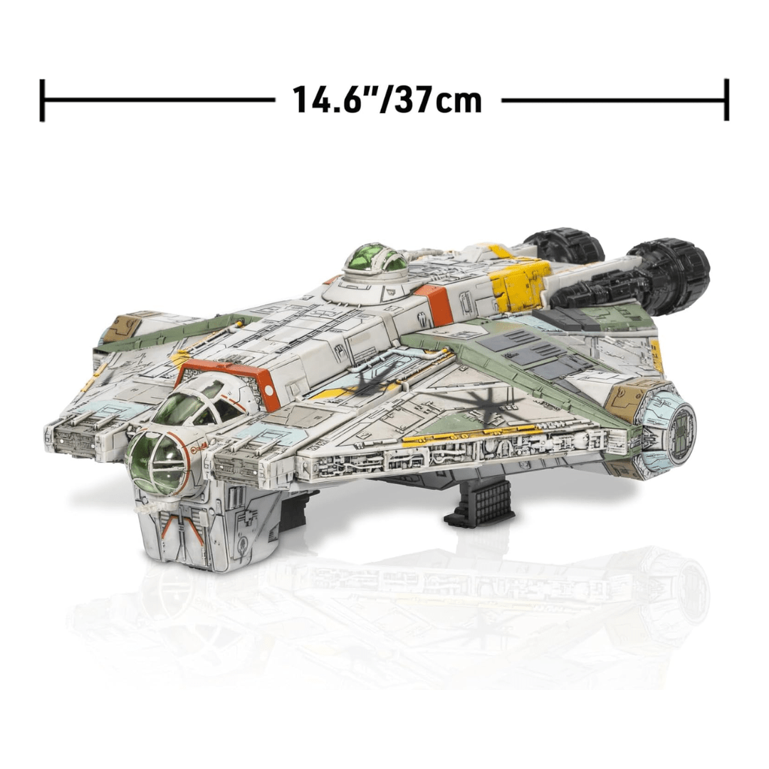 Vintage Jazzwares Star Wars Modern Ships REBELS Ghost with Phantom Shuttle #0124 - Micro Galaxy Squadron Star Wars Ship Bundle