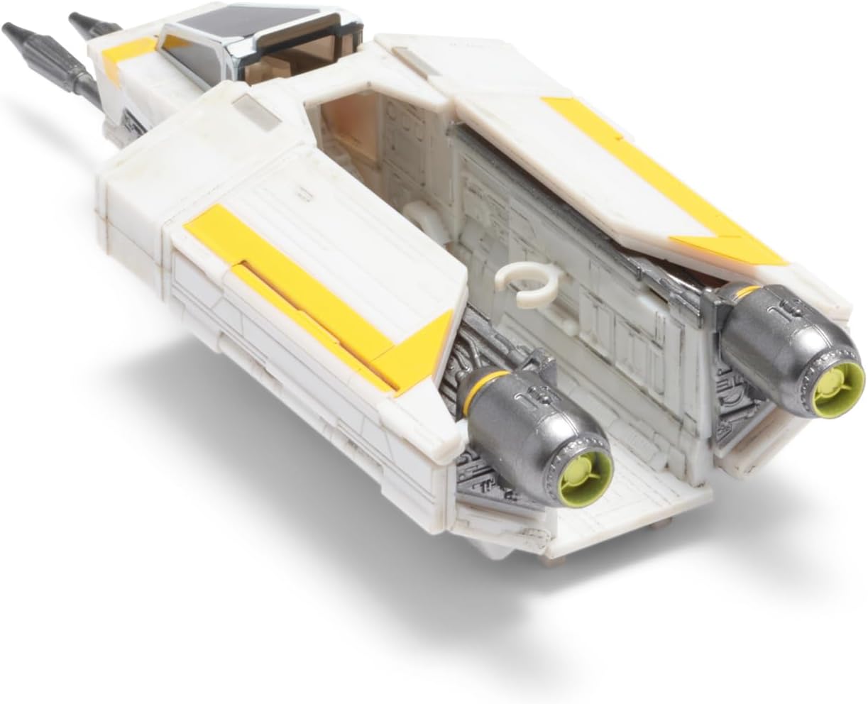 Vintage Jazzwares Star Wars Modern Ships REBELS Ghost with Phantom Shuttle #0124 - Micro Galaxy Squadron Star Wars Ship Bundle