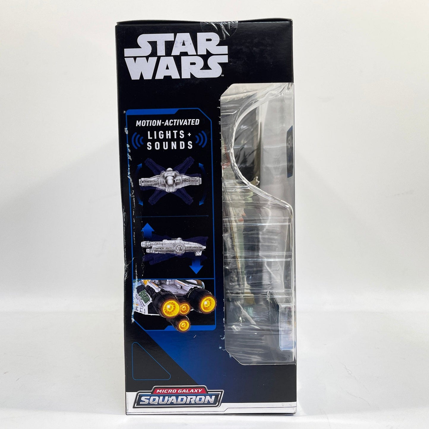 Vintage Jazzwares Star Wars Modern Ships REBELS Ghost with Phantom Shuttle #0124 - Micro Galaxy Squadron Star Wars Ship Bundle