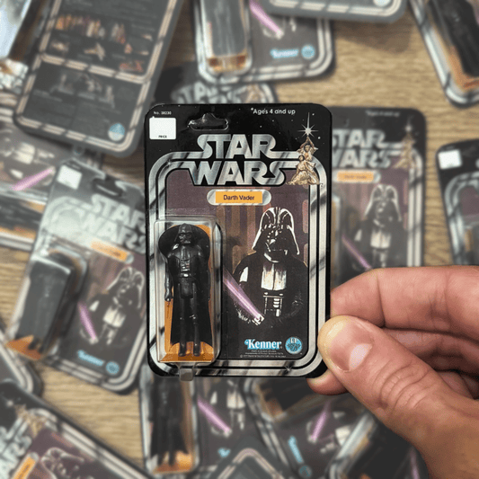 Vintage JP Customs Star Wars Non-Toy Micro Vintage Darth Vader Carded Figure - Hand Painted Star Wars