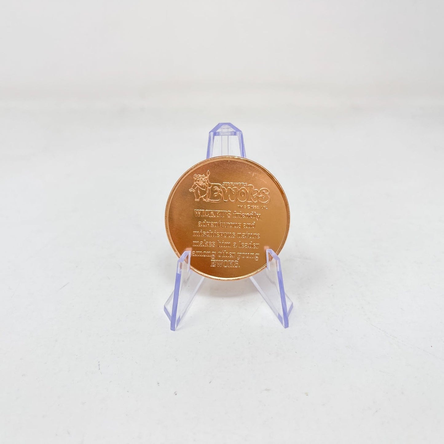 Vintage Kenner Star Wars Coin EWOKS Wicket Coin