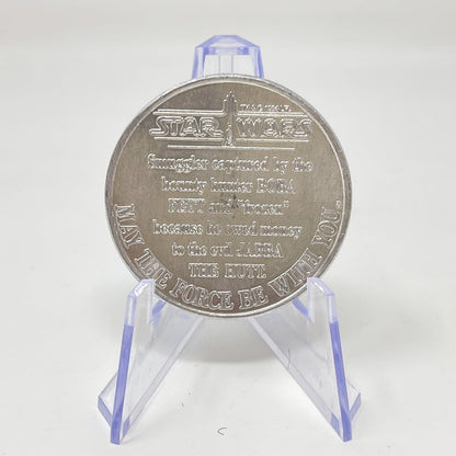 Vintage Kenner Star Wars Coin Han Solo Carbon Feeze POTF Coin