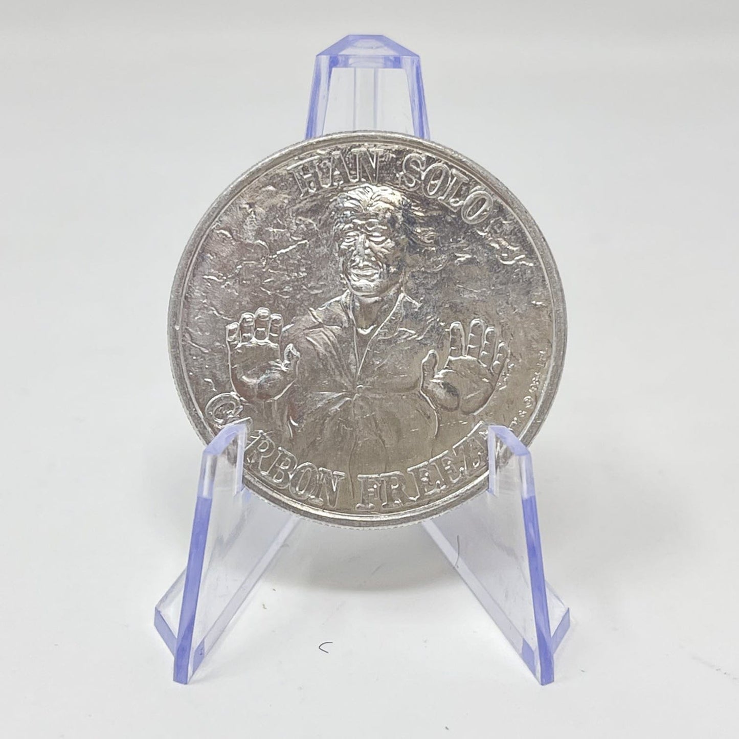 Vintage Kenner Star Wars Coin Han Solo Carbon Feeze POTF Coin