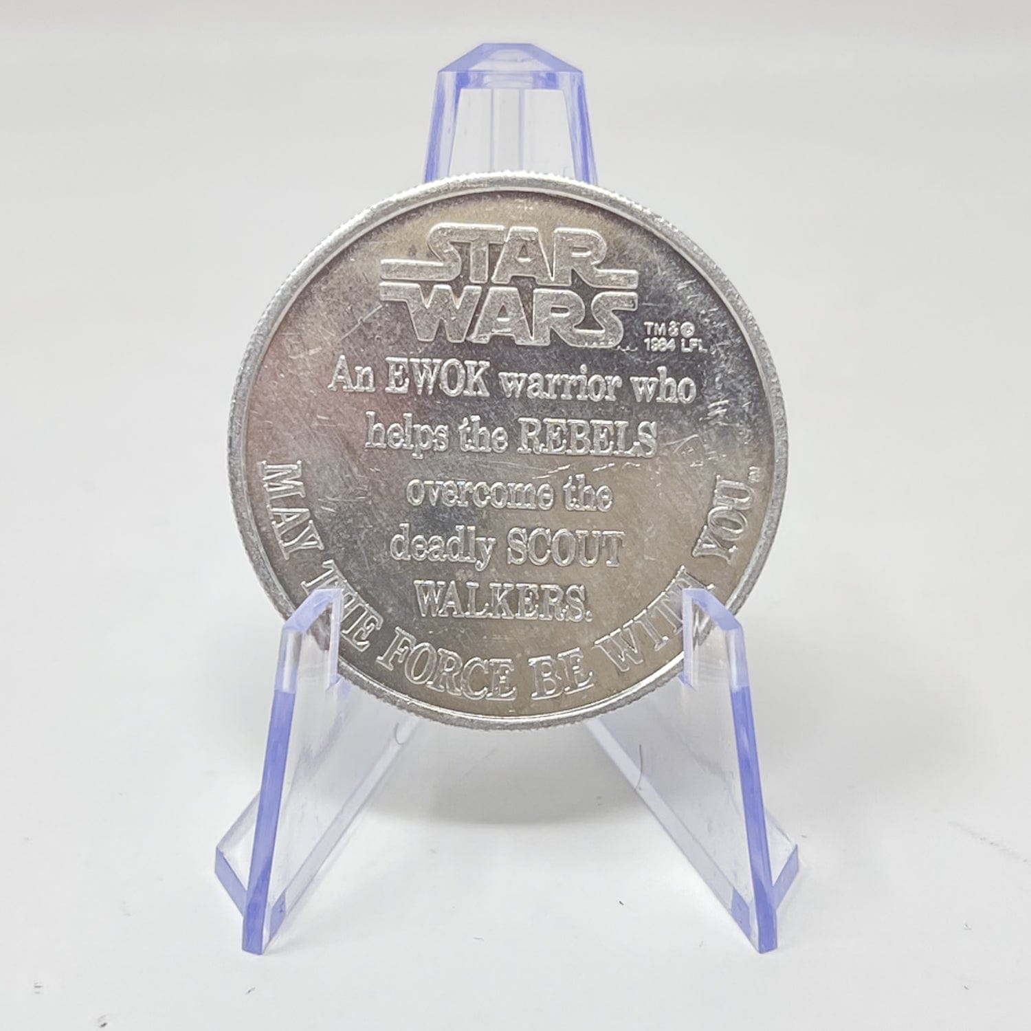 Vintage Kenner Star Wars Coin Warok POTF Coin