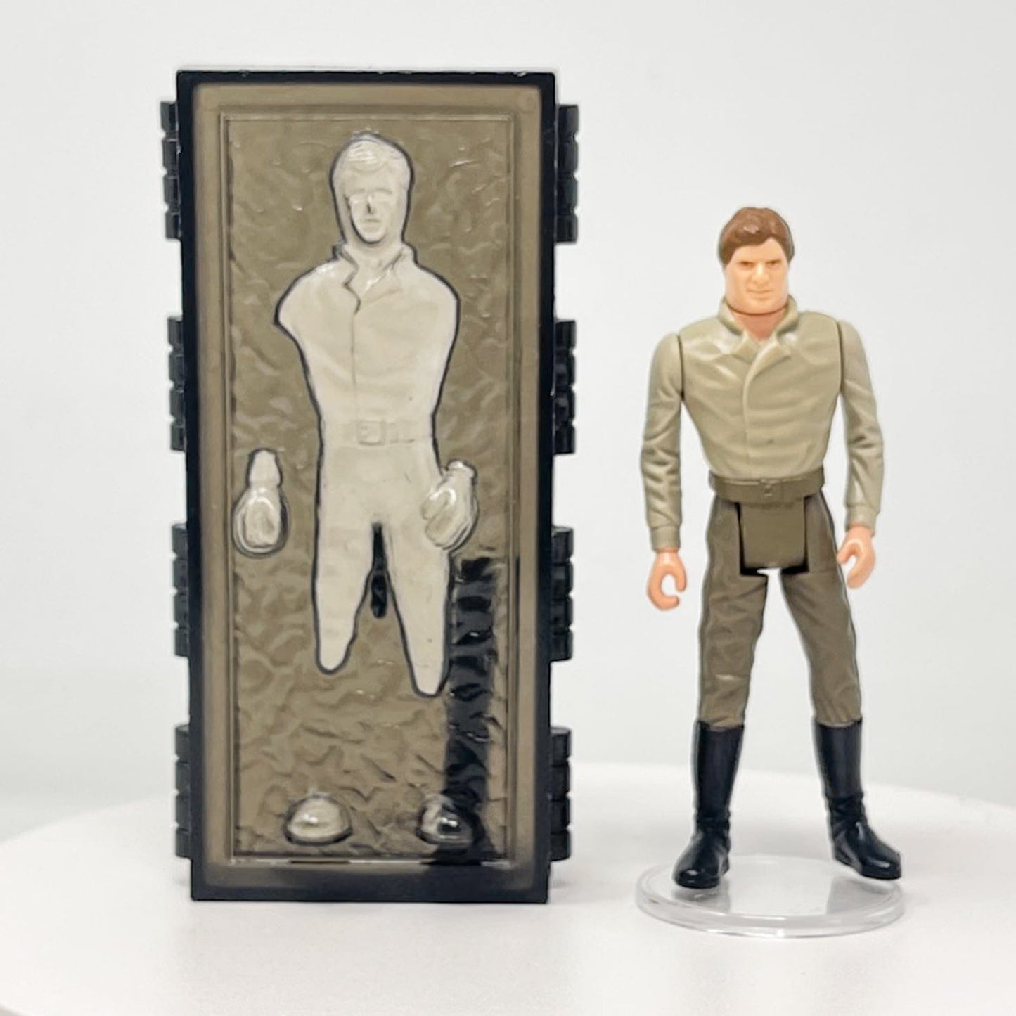 Vintage Kenner Star Wars LC Han Solo in Carbonite Loose Complete