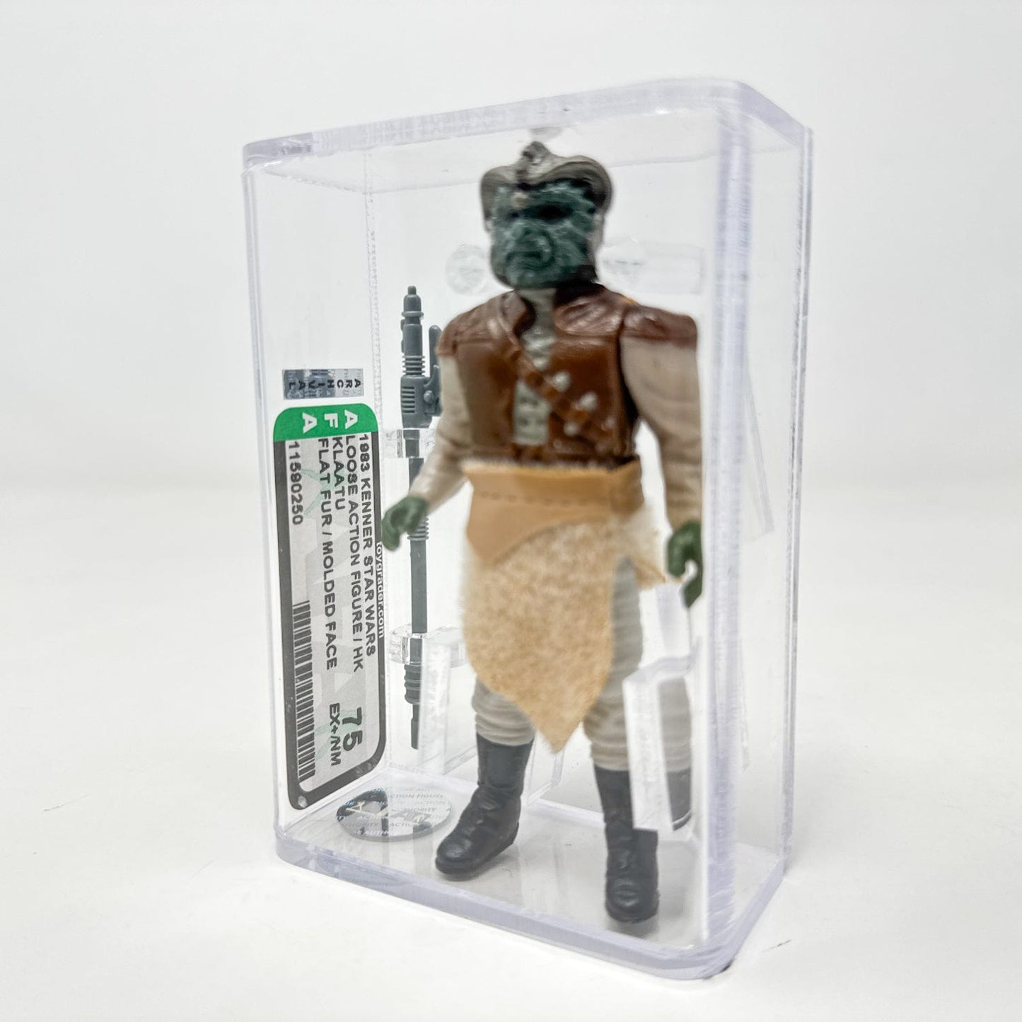 Vintage Kenner Star Wars LC Klaatu - Flat Fur Skirt - Loose Graded AFA 75