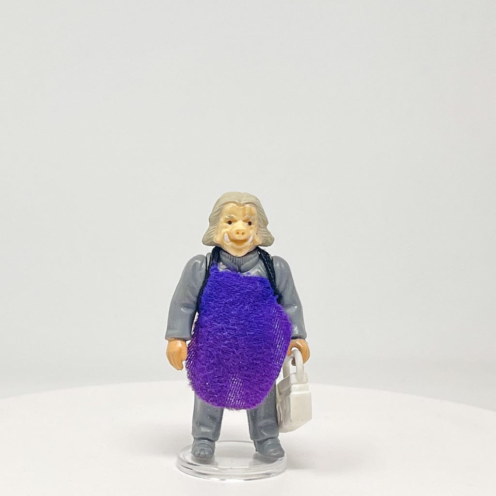 Vintage Kenner Star Wars LC Ugnaught (Blue and Purple Smock) Loose Complete