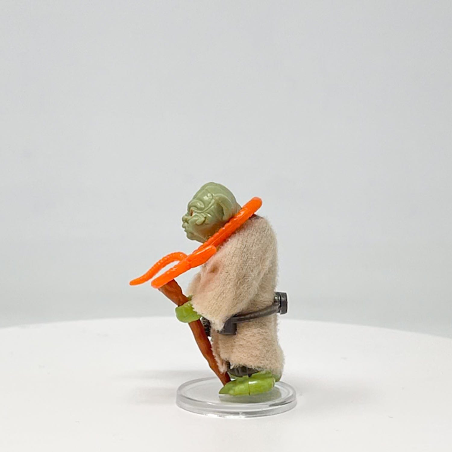 Vintage Kenner Star Wars LC Yoda with Orange Snake Loose Complete
