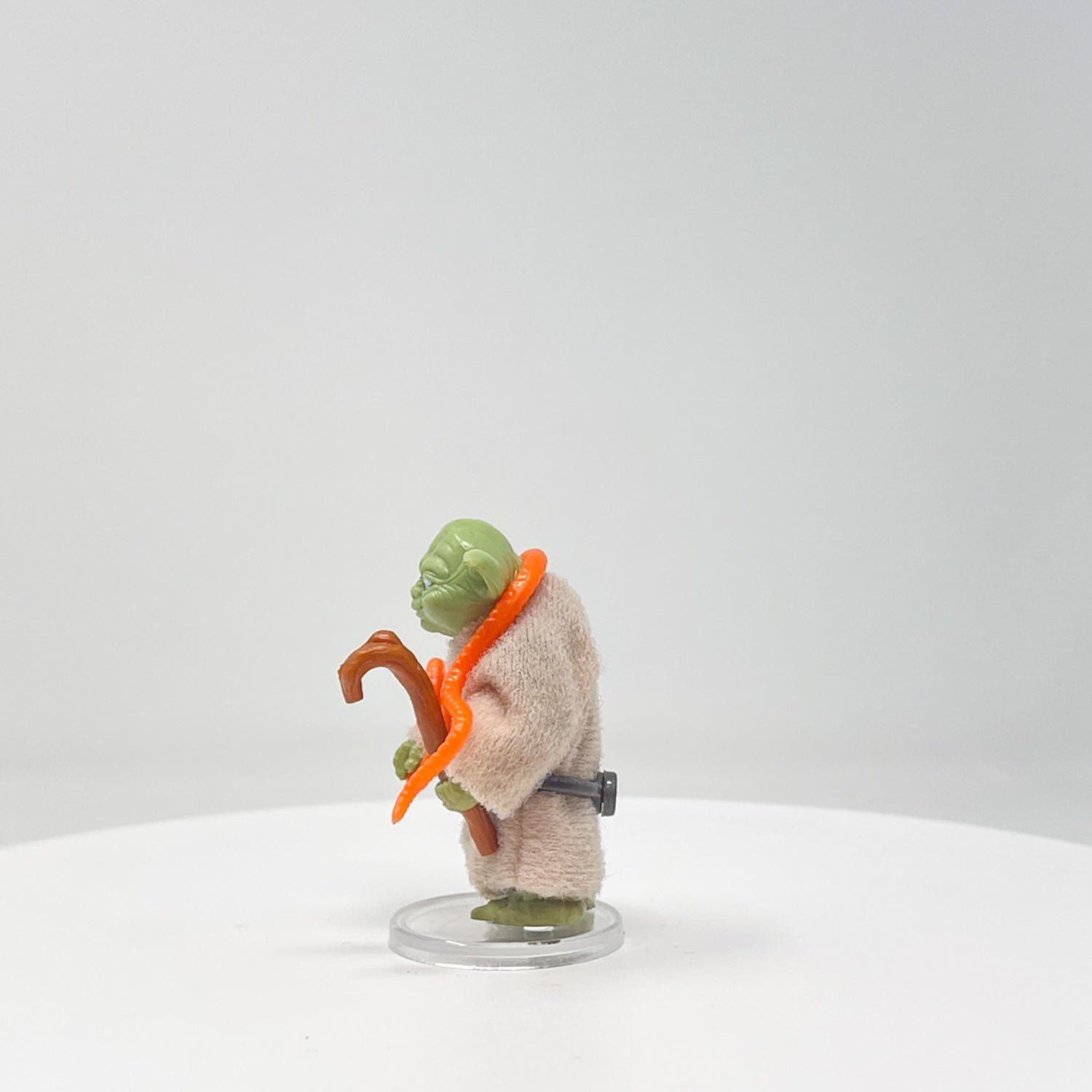 Vintage Kenner Star Wars LC Yoda with Orange Snake Loose Complete