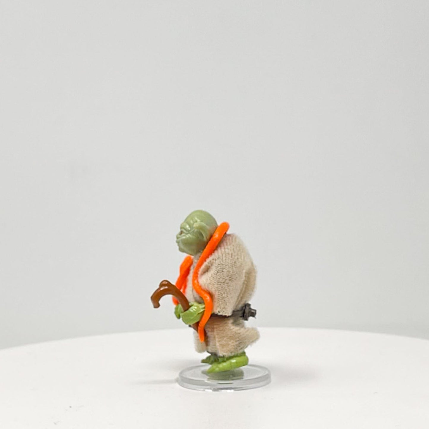 Vintage Kenner Star Wars LC Yoda with Orange Snake Loose Complete