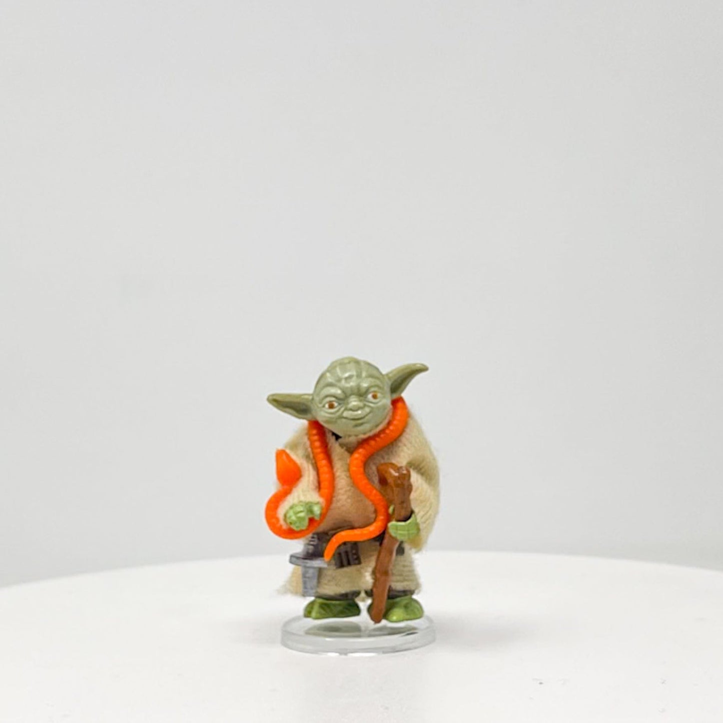 Vintage Kenner Star Wars LC Yoda with Orange Snake Loose Complete