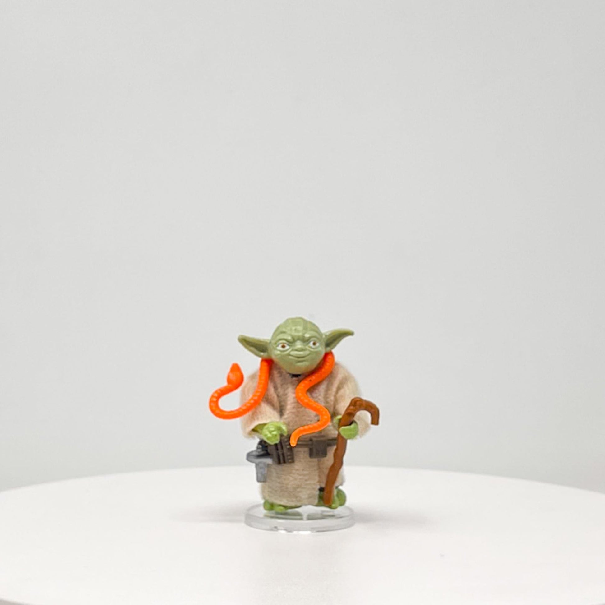 Vintage Kenner Star Wars LC Yoda with Orange Snake Loose Complete