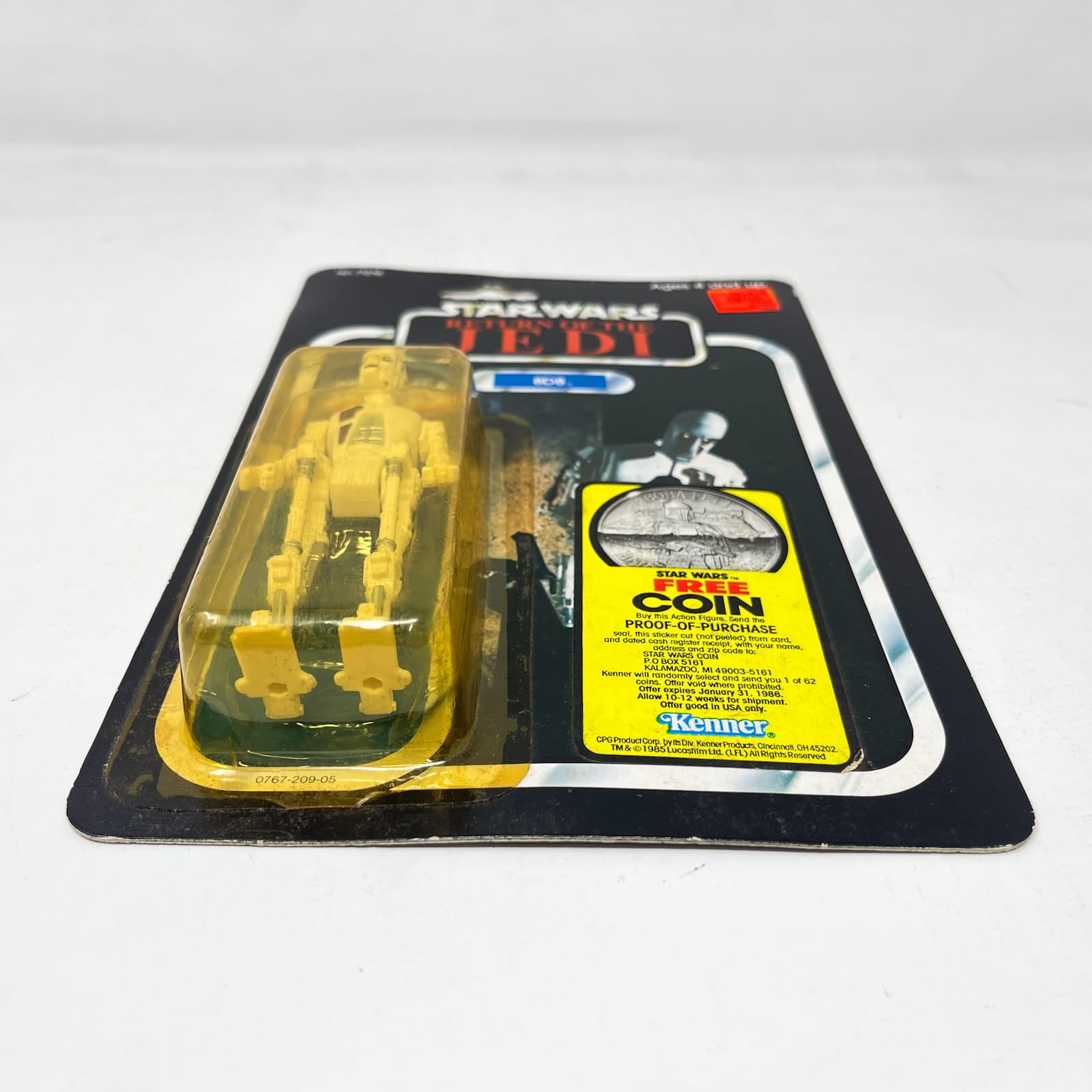 Vintage Kenner Star Wars MOC 8D8 ROTJ 77A-back Coin Offer - Mint on Card - Vintage Kenner (1983)