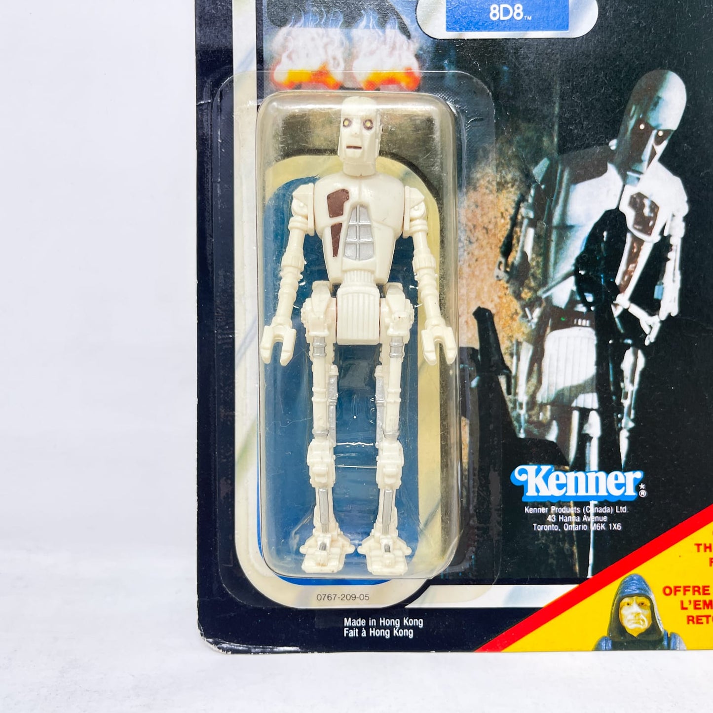 Vintage Kenner Star Wars MOC 8D8 ROTJ 77A-back  - Mint on Card - Vintage Kenner (1983)