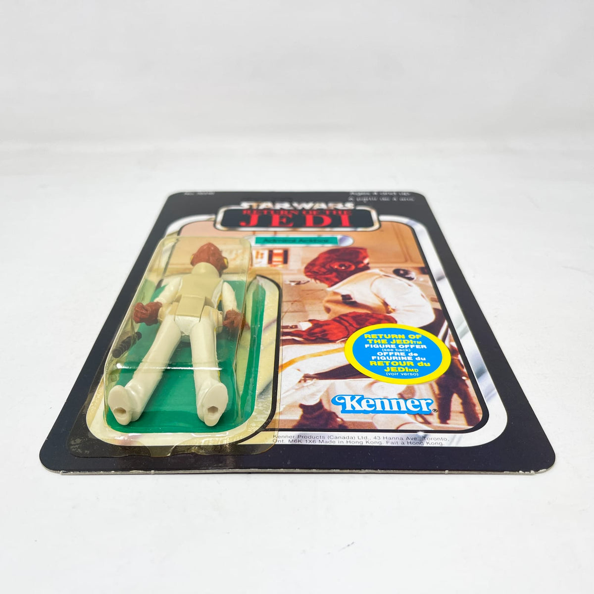 Vintage Kenner Star Wars MOC Admiral Ackbar ROTJ 65A Canadian - Mint on Card - Vintage Kenner 1983