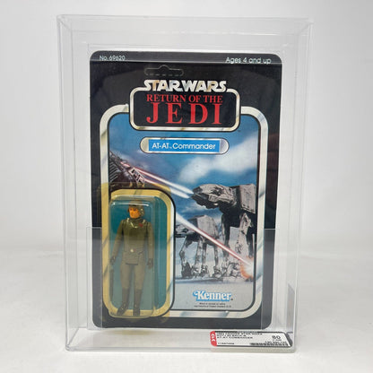 Vintage Kenner Star Wars MOC AT-AT Commander ROTJ 65B - AFA 80Y - Mint on Card