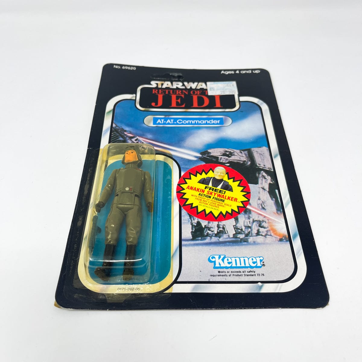 Vintage Kenner Star Wars MOC AT-AT Commander ROTJ 77B - Mint on Card