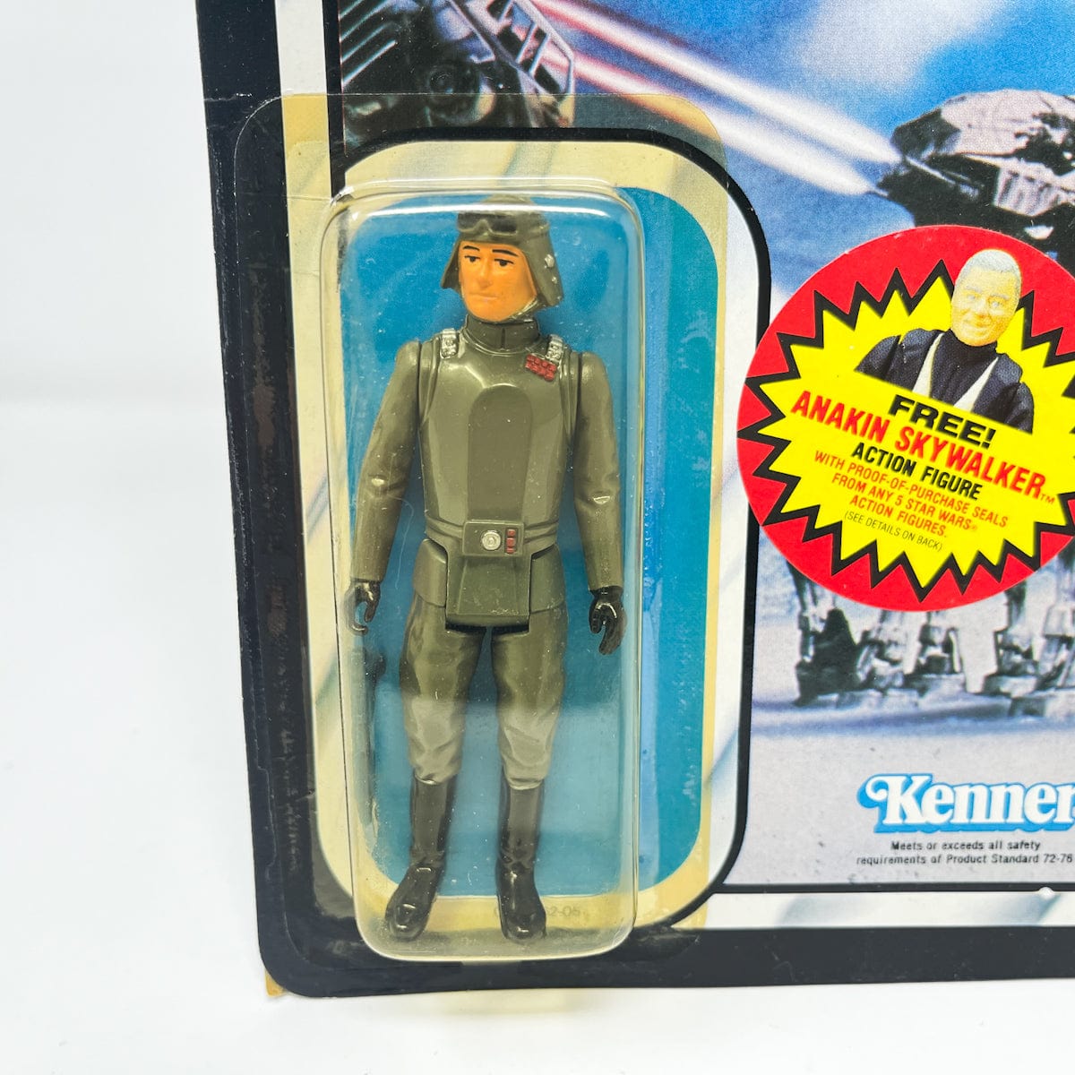 Vintage Kenner Star Wars MOC AT-AT Commander ROTJ 77B - Mint on Card