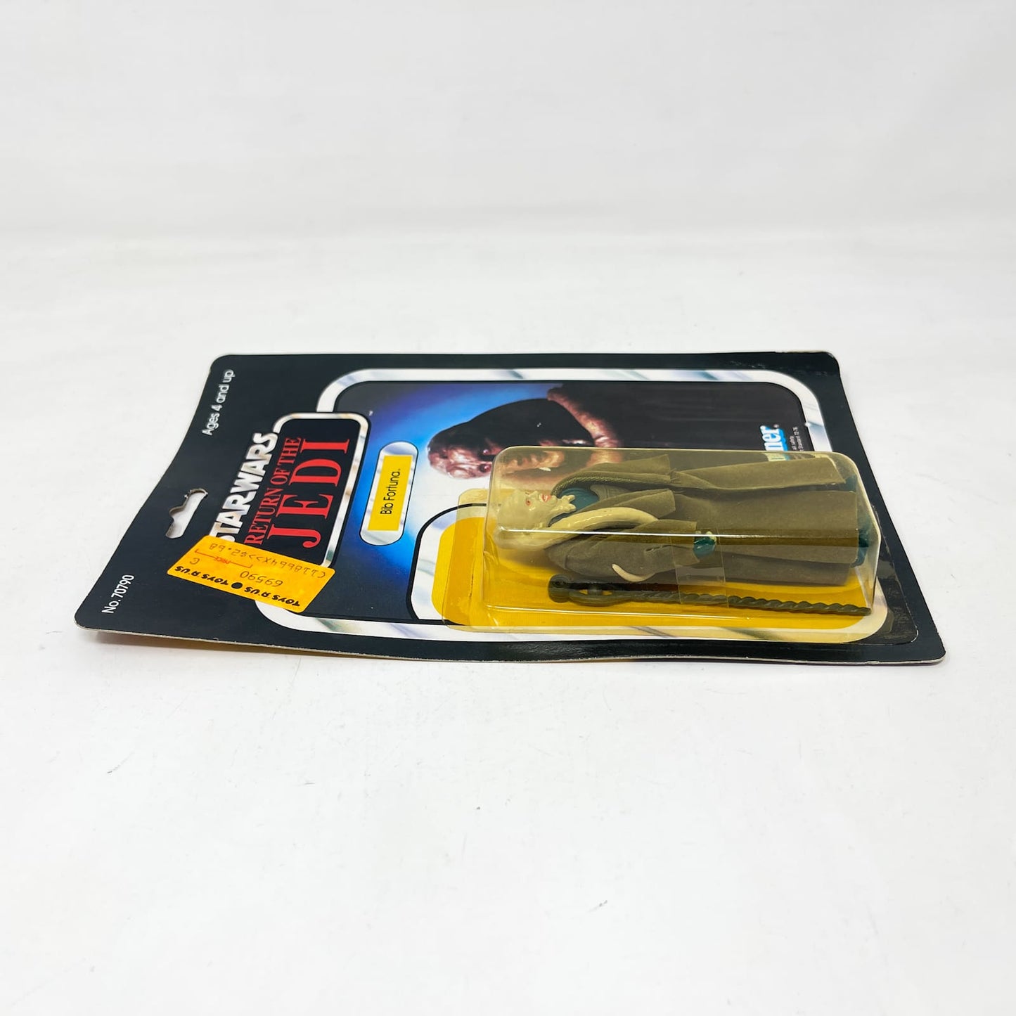 Vintage Kenner Star Wars MOC Bib Fortuna ROTJ 65A Back - Mint on Card